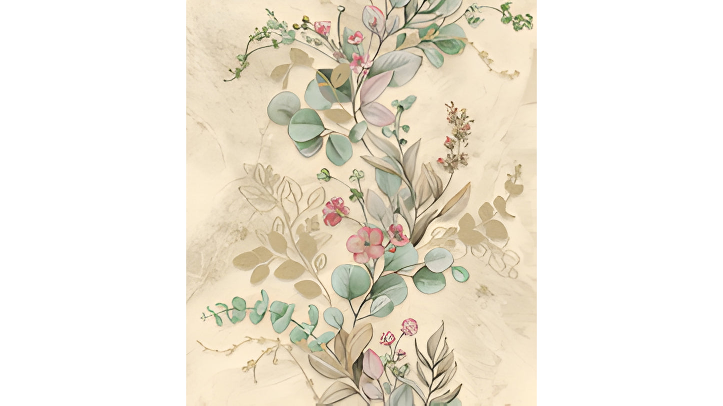 Pastel Botanical Grace Wallpaper