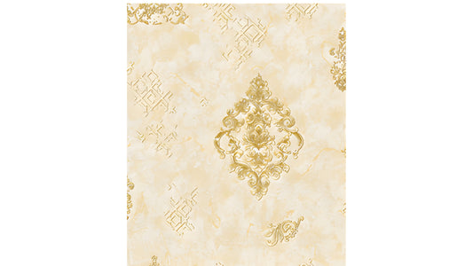Silver Damask Elegance Wallpaper
